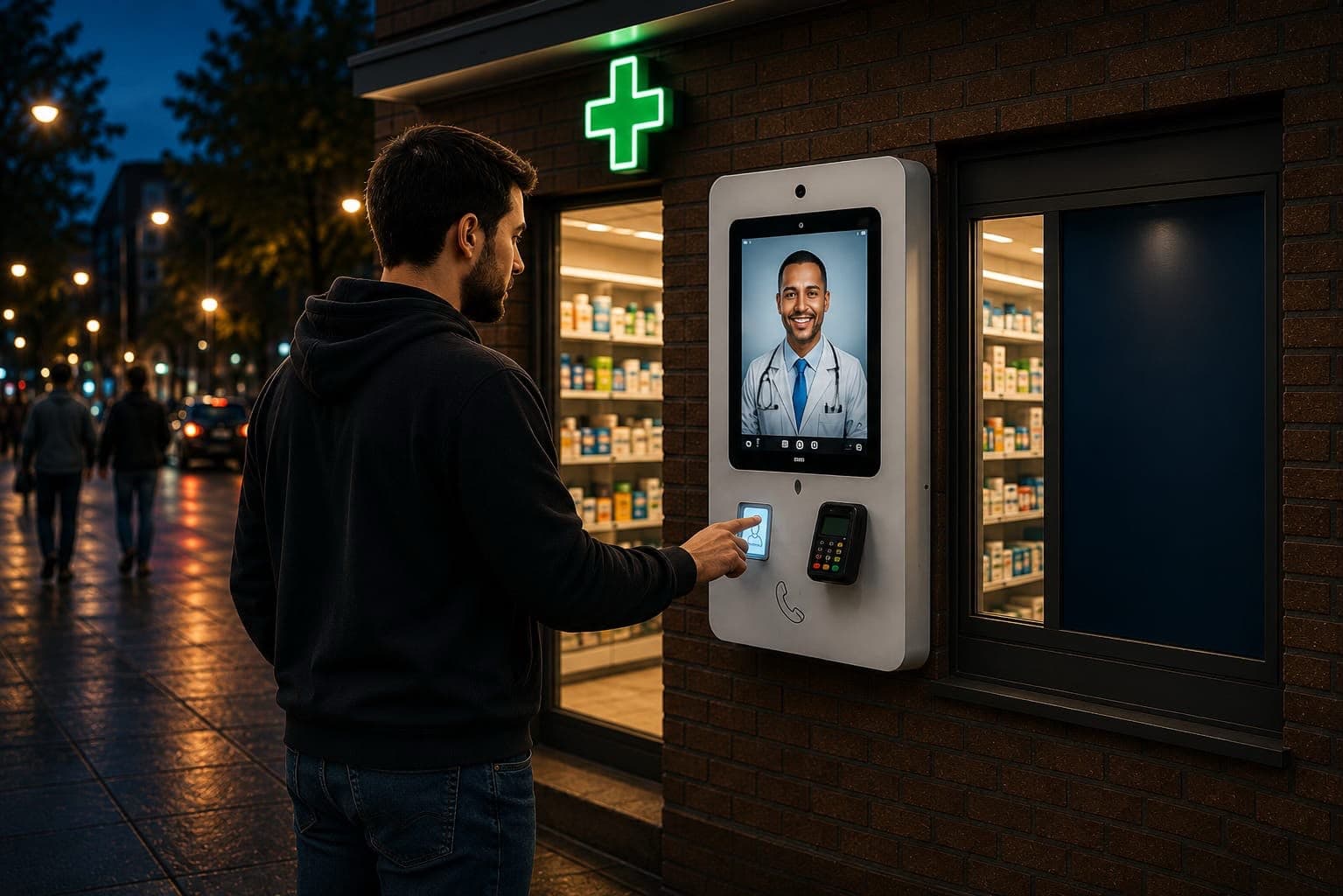 After-hours MdTelemed care at a pharmacy — quality care right here, right now
